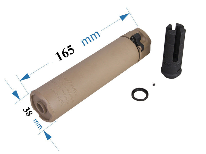 Tactical BD SOCM 2 556 RC2 Gel Blaster Full Metal 14mm CCW Dummy Silenc/Suppress Water Gel Ball Shooter Airsoft Gun Toys