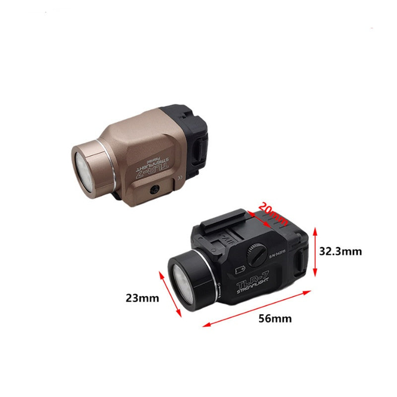 Tactical Toy Flashlight TLR-7 Light For G17 LED Fit 20mm Rail Flashlight Accessories